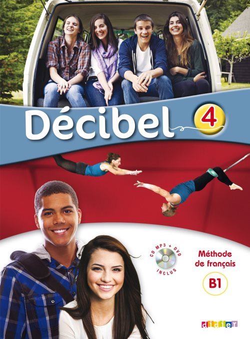 Decibel 4 niv. b1.1 - livre + cd mp3 + dvd
