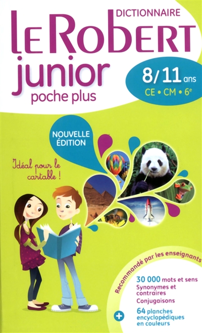 Le robert junior poche plus 8/11 ans ce/cm/6e
