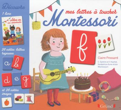 Coffret montessori - mes lettres a toucher