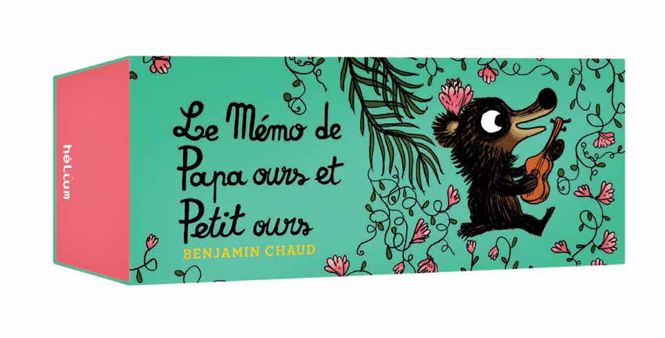 Memo de papa ours et petit ours (pvc 13,90e)