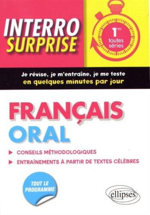 Francais oral classes de premiere toutes series