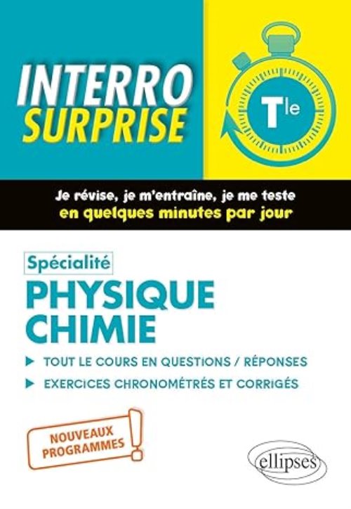 Specialite physique-chimie - terminale - nouveaux programmes Specialite physique-chimie - terminale - nouveaux programmes
