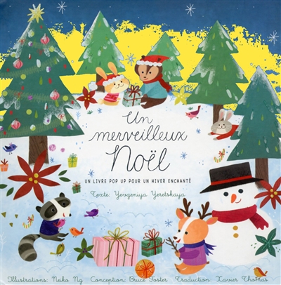 Un merveilleux noel - un livre pop up pour un hiver enchante