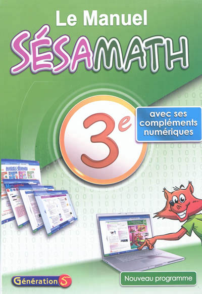 Manuel sesamath 3eme (edition 2012)