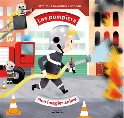 Mon imagier anime des pompiers