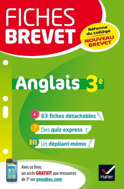 Fiches brevet anglais 3e - fiches de revision niveau a2-b1