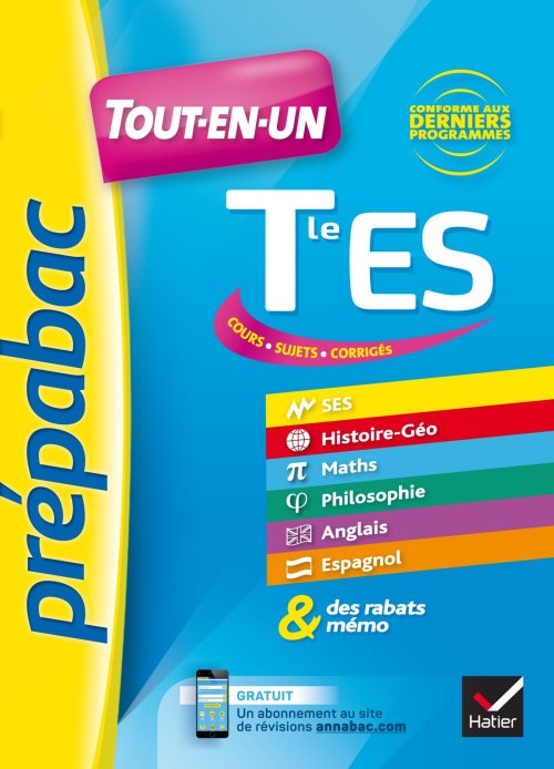 Prepabac tout-en-un tle es - tout pour reviser le bac es