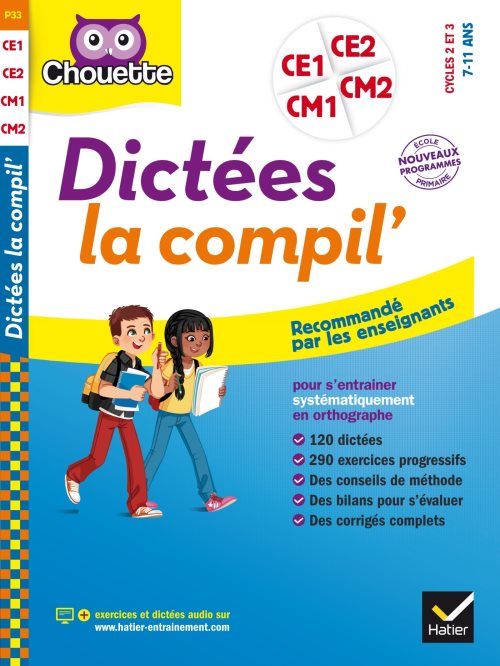 Dictees du ce1 au cm2 la compil'