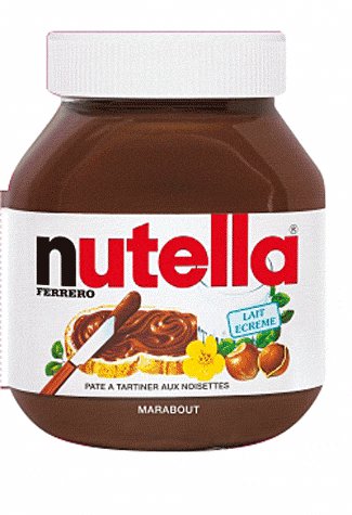 Livre forme nutella