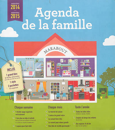 Agenda familial marabout septembre 2014 septe