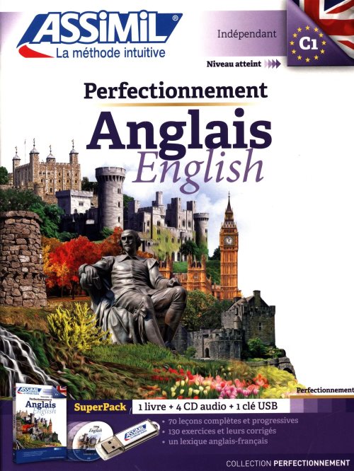 Perfectionnement Anglais (superpack USB: livre+CD mp3+clé USB)