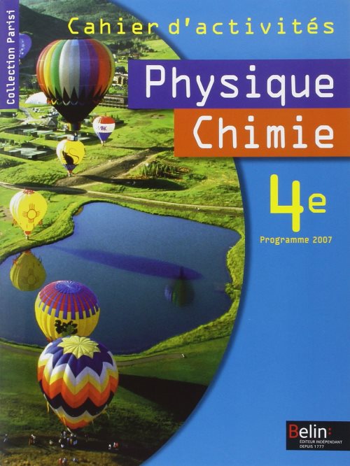 Physique chimie 4e - cahier d'activites