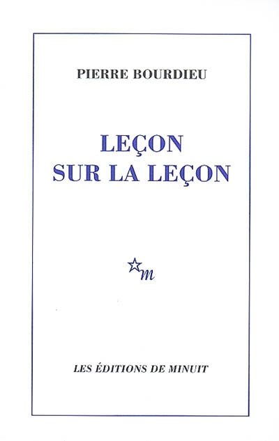 Lecon sur la lecon