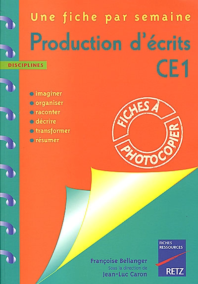 Production d'ecrits ce1