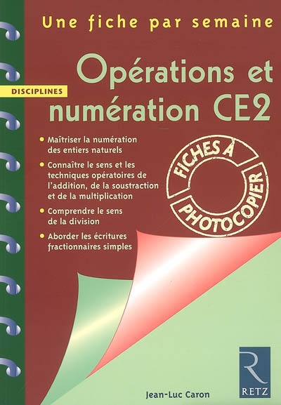 Operations et numeration ce2 fiches a photocopier