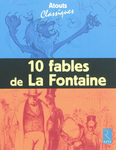 Pack 5 exemplaires 10 fables de la fontaine eleve