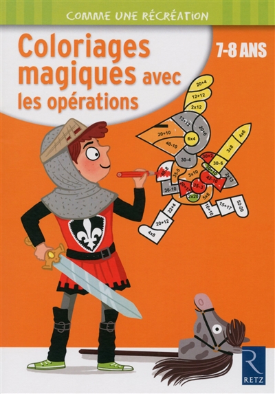 Coloriages magiques avec les operations 7-8 ans