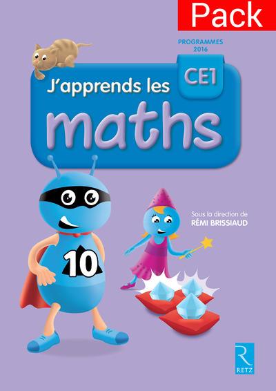 Pack de 10 fichiers j'apprends les maths ce1