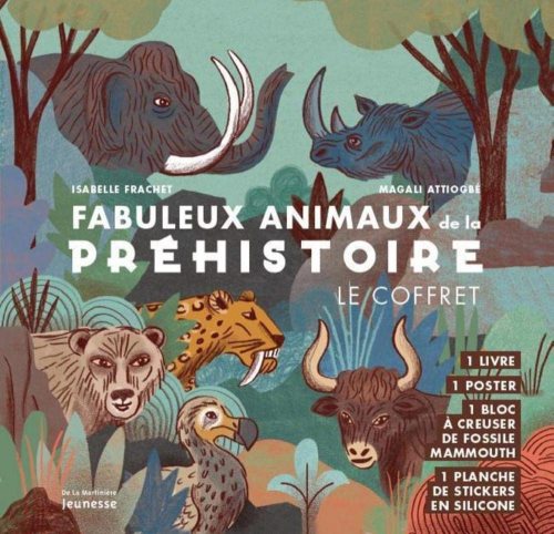 Fabuleux animaux de la prehistoire - le coffret