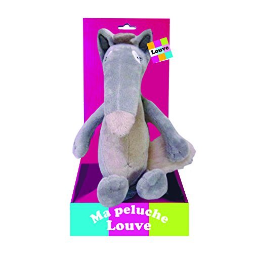 Loup - boite peluche louve