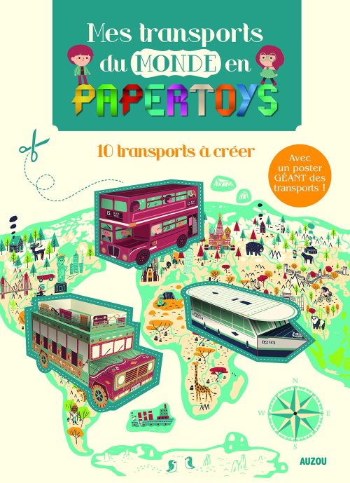 Les transports du monde (coll. papertoys)