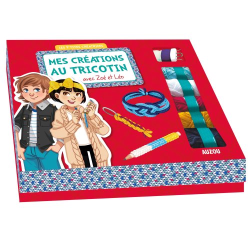 Mes creations en tricot avec zoe et leo - les p'tites creatrices (coll. ma boite