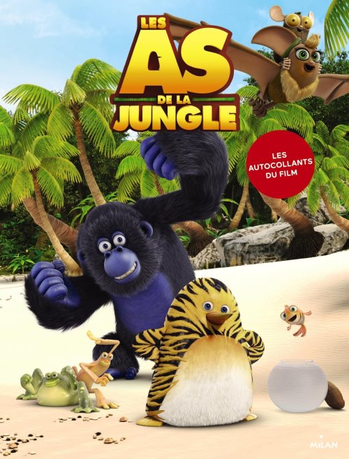 Les as de la jungle - livre autocollants