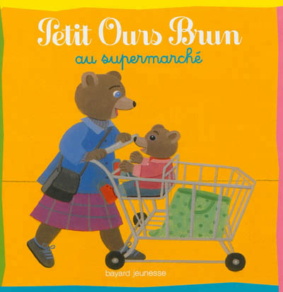Petit ours brun au supermarche