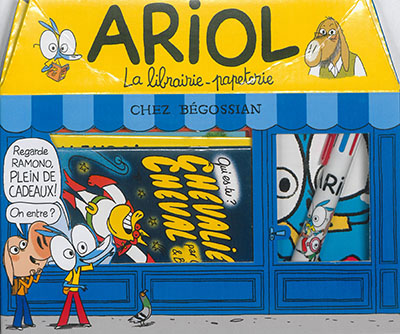 Ariol - coffret la librairie-papeterie chez begossian - la librairie-papeterie coucoule chez begossi