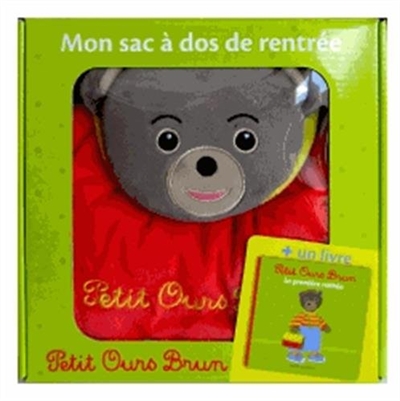 Mon sac a dos de rentree petit ours brun