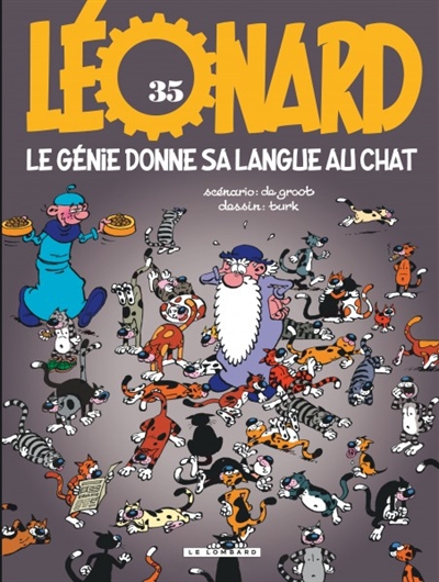 Leonard - tome 35 - le genie donne sa langue au chat
