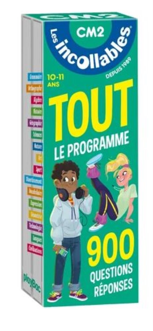 Les incollables - tout le programme du cm2 - 10/11 ans - 900 questions reponses par reviser en 2 eve