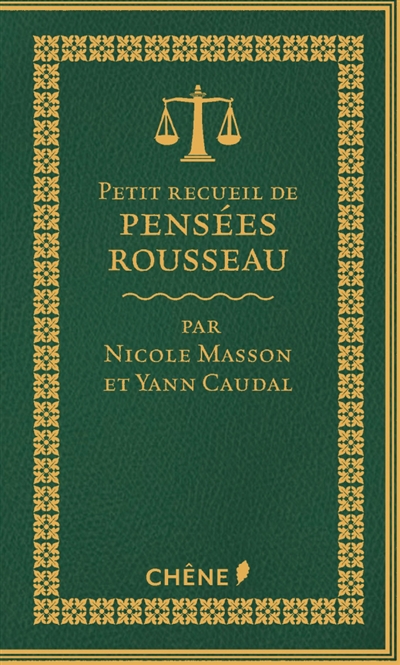 Petit recueil de pensees de rousseau
