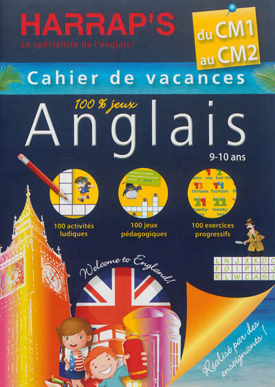 Harrap's cahier de vacances anglais du cm1 au cm2