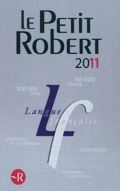 Petit robert langue fse 2011