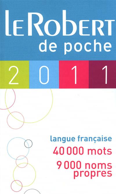 Robert de poche 2011