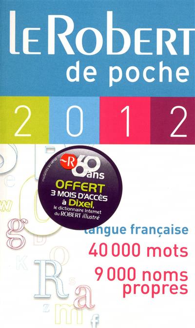 Robert de poche 2012