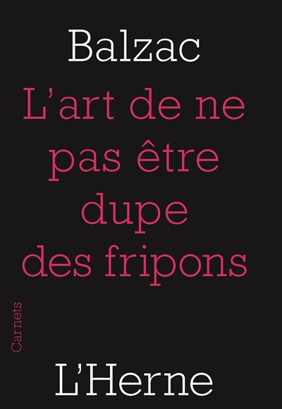 L'art de ne pas etre dupe des fripons