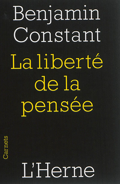 Liberte de la pensee (la)