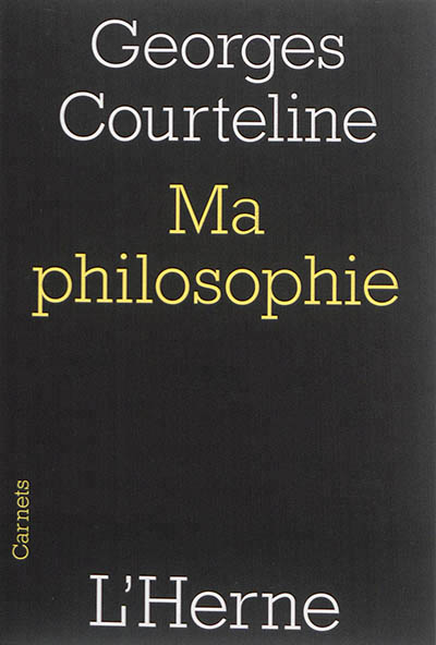 Ma philosophie