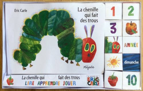 Coffret chenille livre + cubes