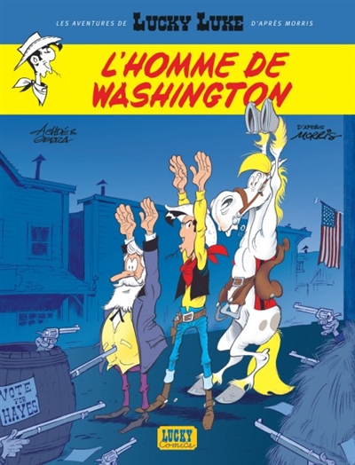 Les aventures de lucky luke d'apres morris - tome 3 - l'homme de washington
