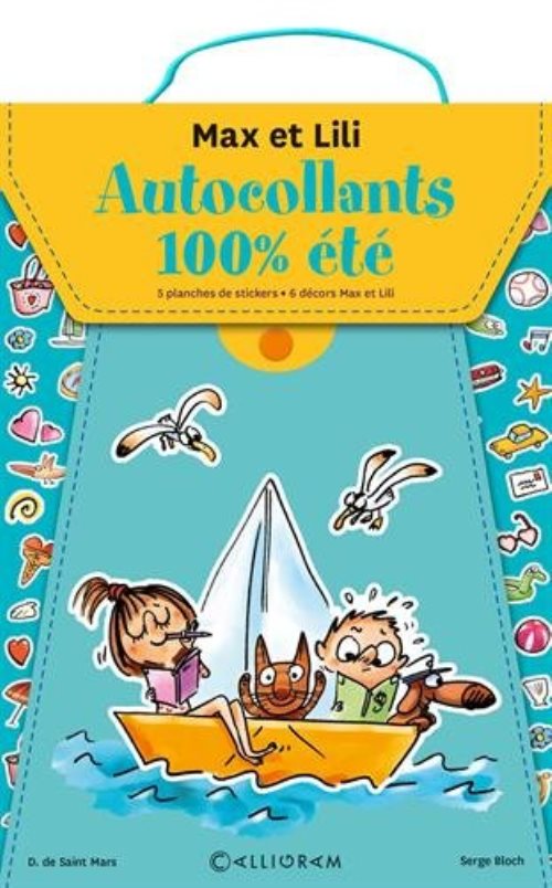 Pochette autocollants max et lili 100% ete