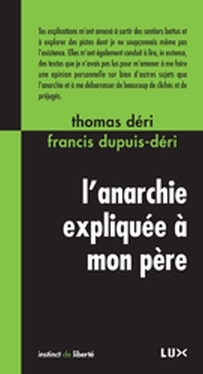 L'anarchie expliquee a mon pere ancienne edition