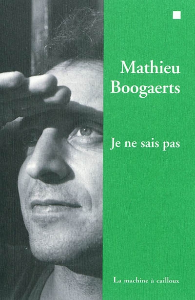 Je ne sais pas - mathieu boogaerts