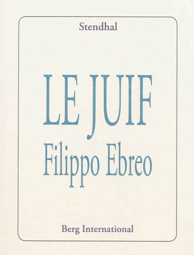 Le juif filippo ebreo