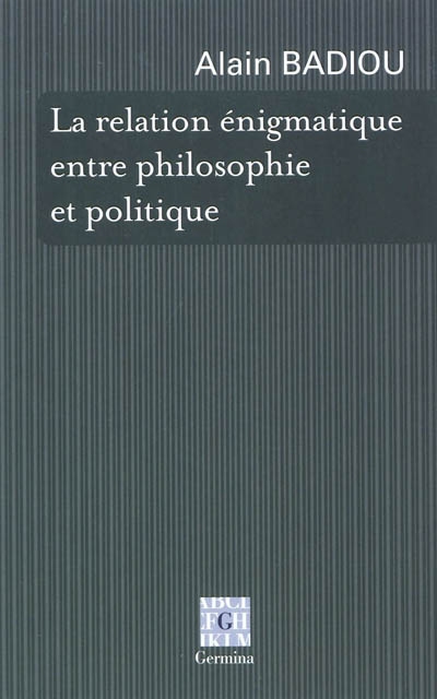La relation enigmatique entre philosophie et politique