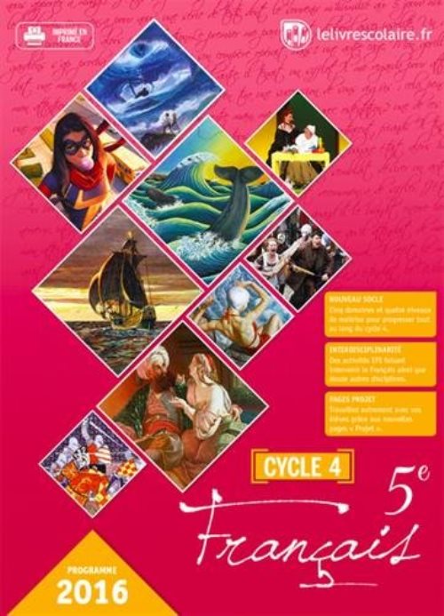 Lelixir Français 5ème Tome 1 main image 0