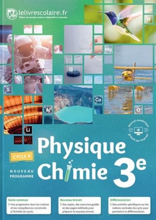 Physique-chimie 3e, edition 2017