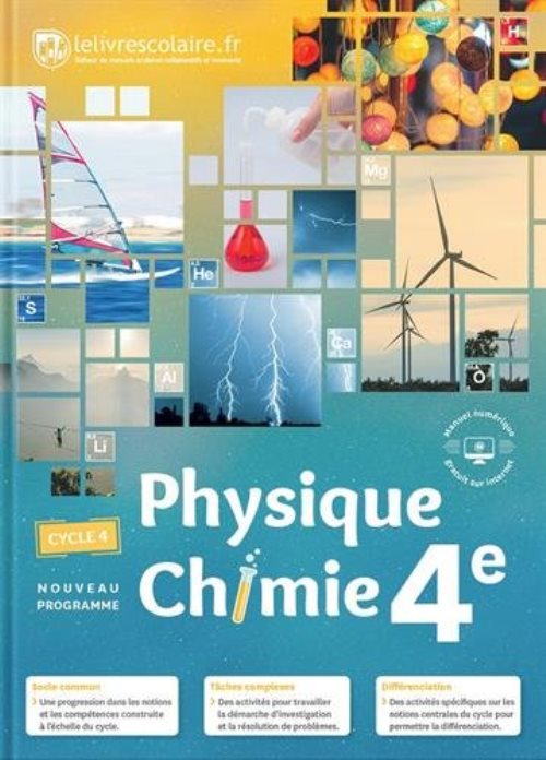 Physique-chimie 4e, edition 2017